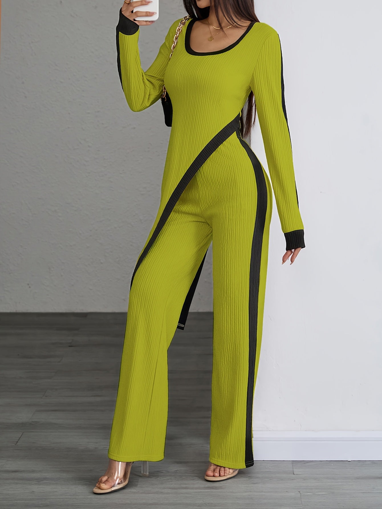 Irelia | Damescollectie met lange mouwen en wijde broek - elegante lente outfit