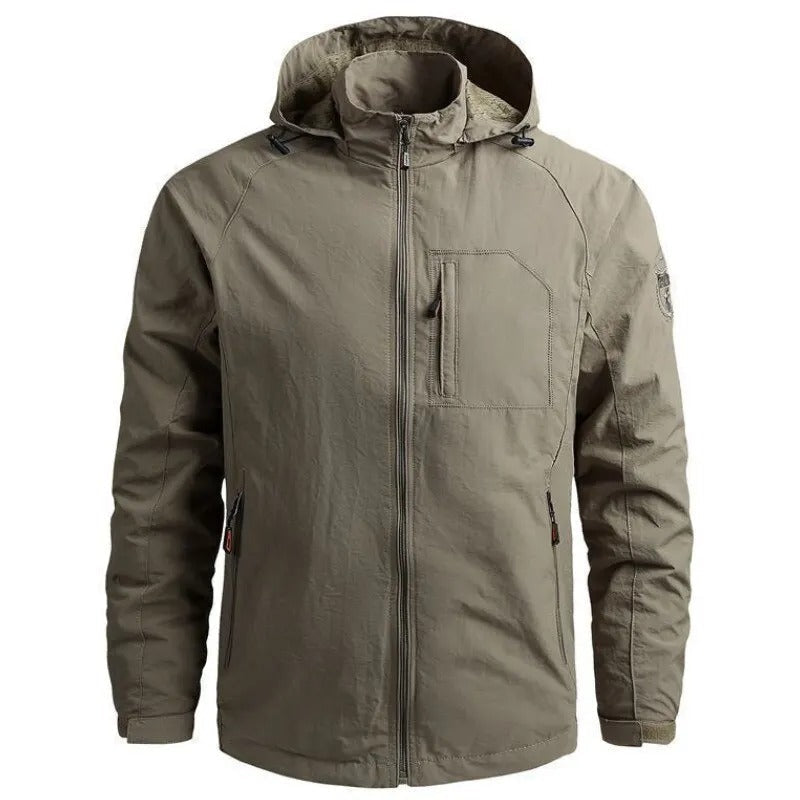 Malrick | Lichtgewicht herenjas met ritssluiting – Casual comfortabele bovenkleding, voor dagelijks gebruik