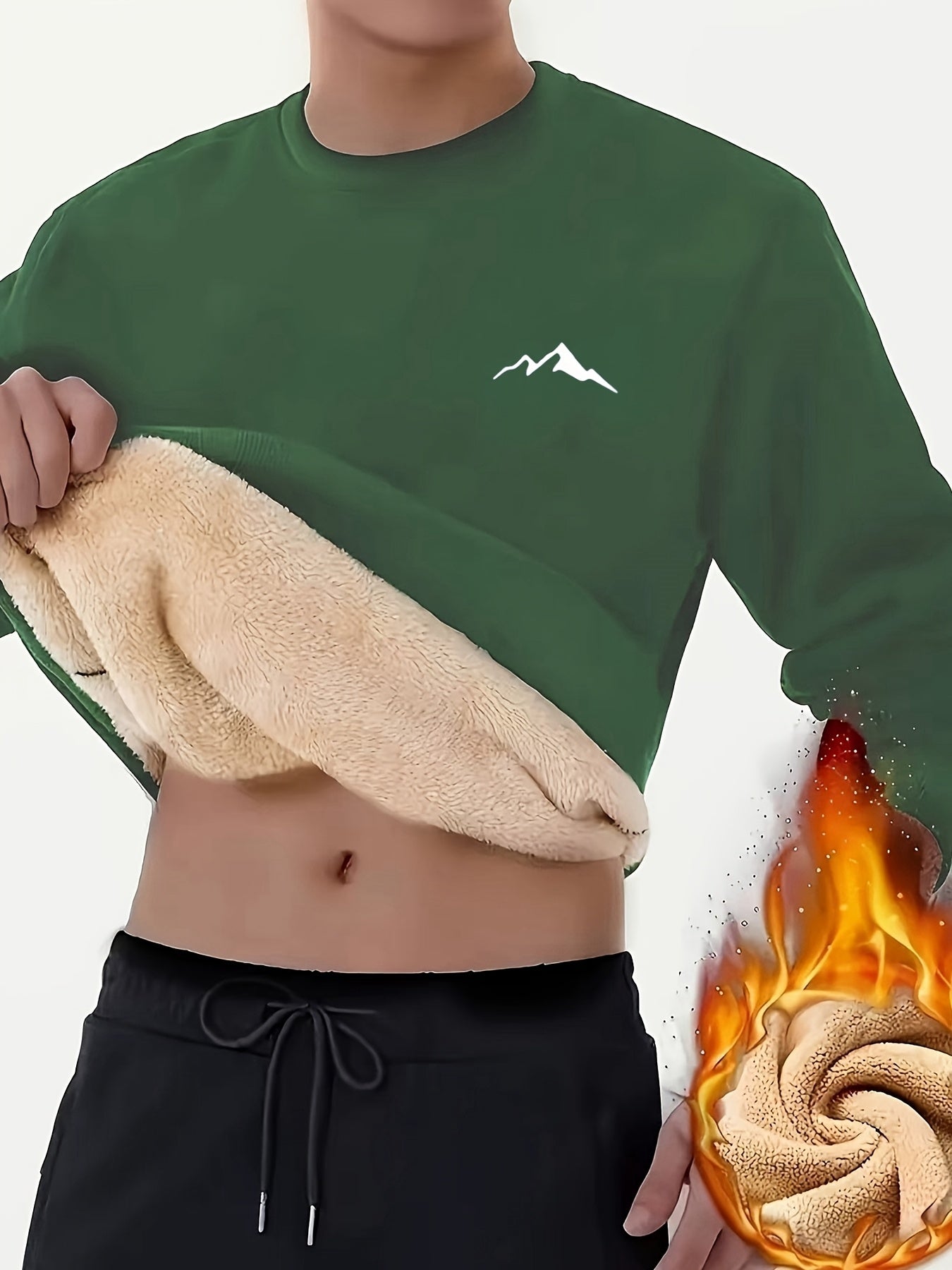 Radoslav | Heren sweatshirt met fleecevoering – Warme herfst-wintertrui, casual top