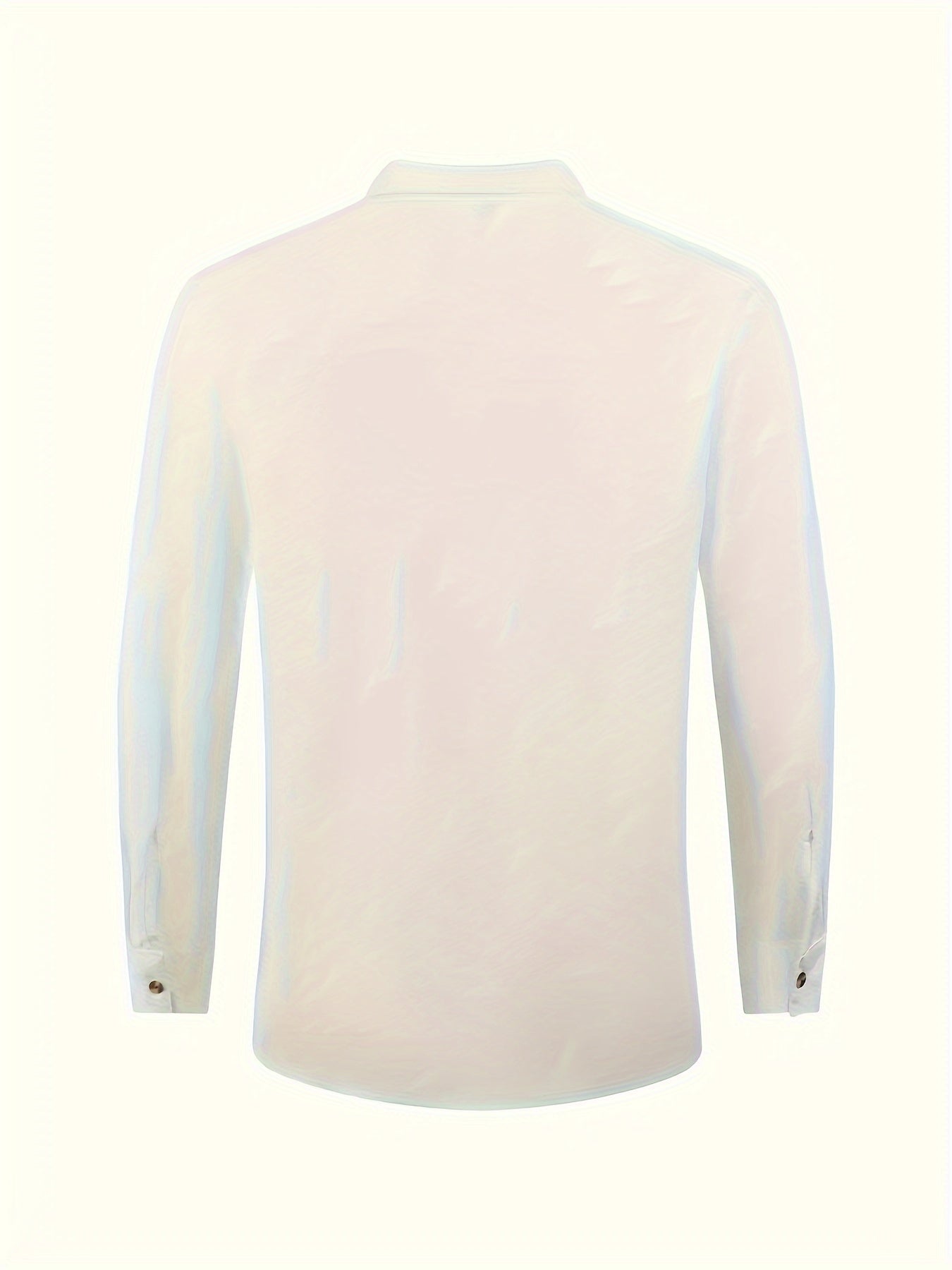 Ziven | Retro Casual Lange Mouwen Overhemd van Heren met Contrastkleurige Knopen