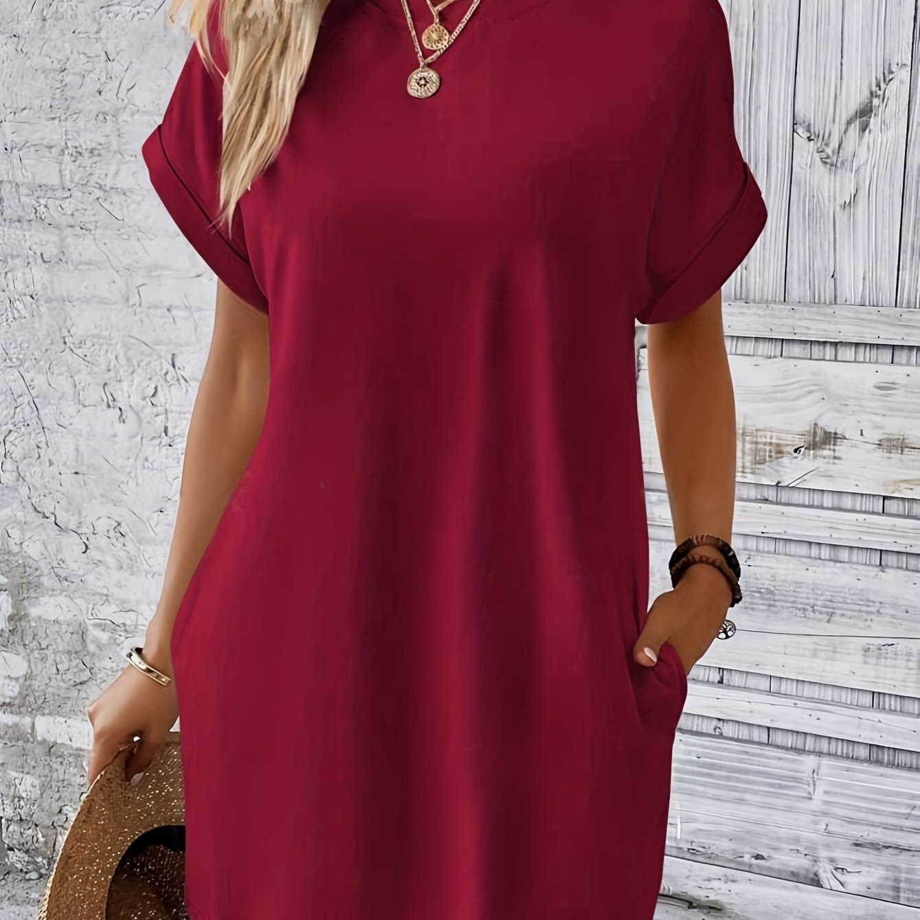Liesel | Zakkenjurk met korte mouwen voor dames - Ademend Outfit