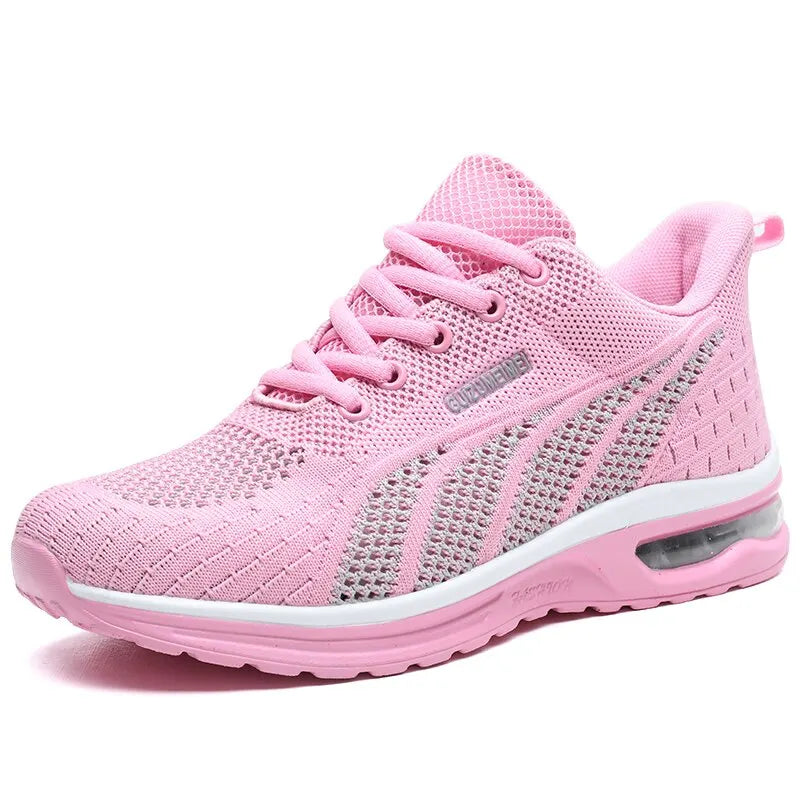 Comfora | Orthopedische wandelschoenen van mesh voor dames - pijnverlichting, steun voor de voetholte