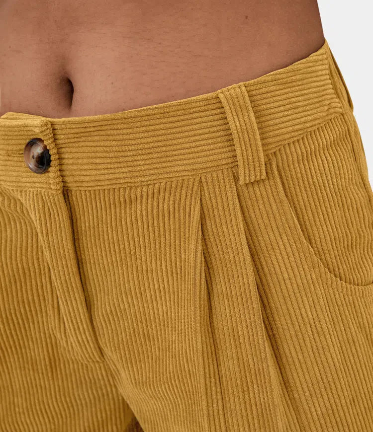 Judita | Corduroy broek met hoge taille voor dames - comfortabel, stijlvol en veelzijdig