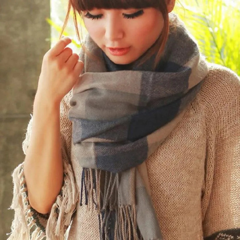 Velvique | Premium Kasjmier Sjaal - Ultra-Zachte Thermische Sjaal voor Vrouwen, Elegant Winter Accessoire