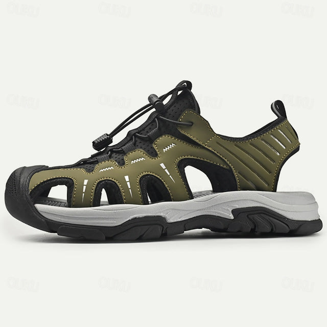 TerraStep | Ademende wandelsandalen voor heren - Robuuste outdoor sandalen voor trails die waterbestendig zijn