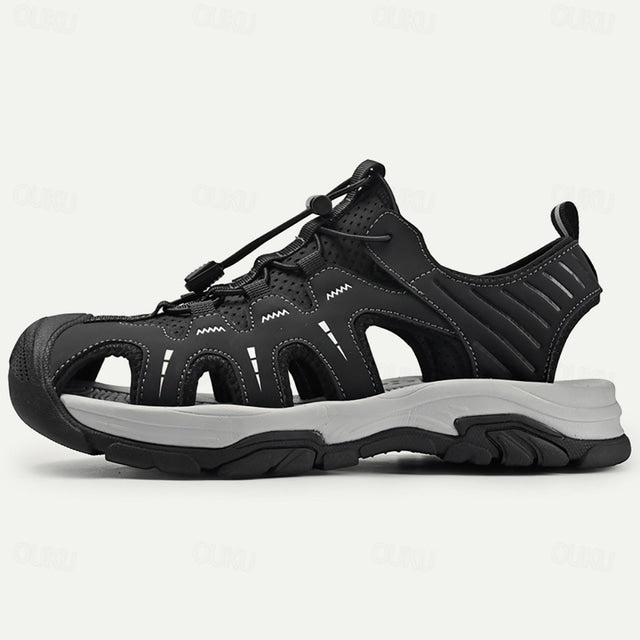 TerraStep | Ademende wandelsandalen voor heren - Robuuste outdoor sandalen voor trails die waterbestendig zijn