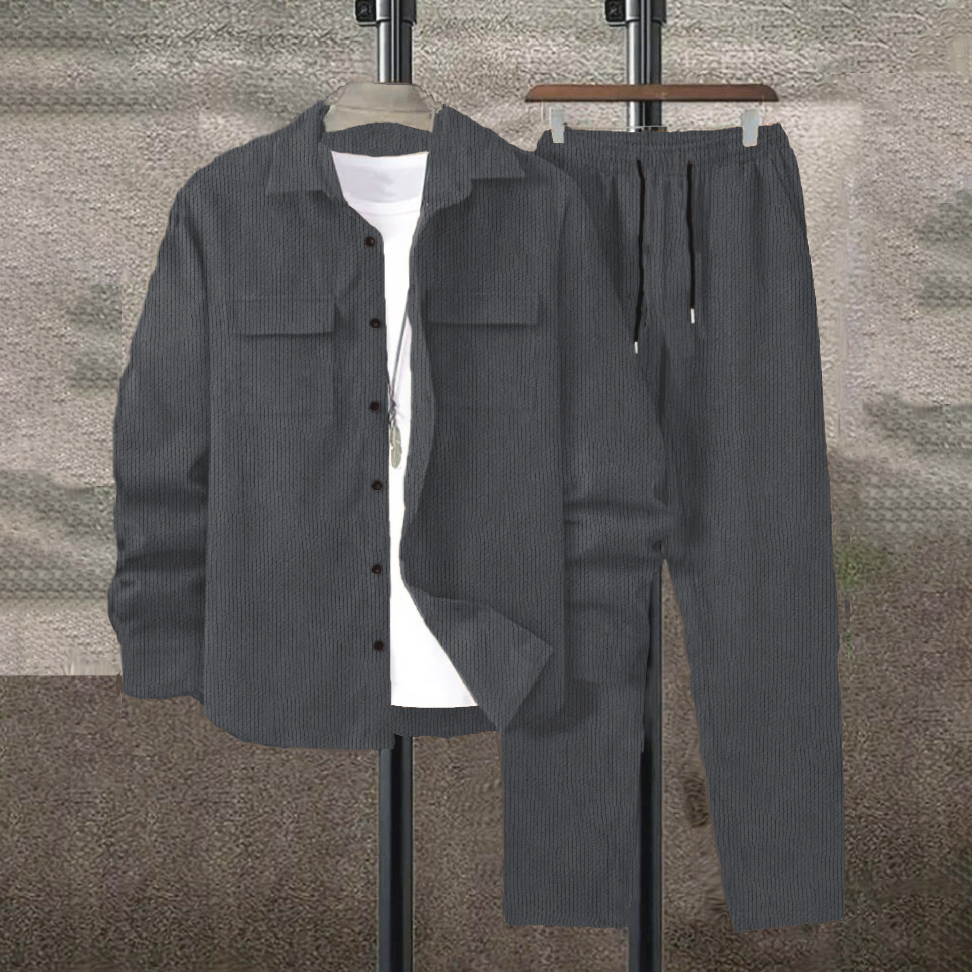 Orfeo | Tweedelige set voor heren, casual herfstoutfit, comfortabel en stijlvol