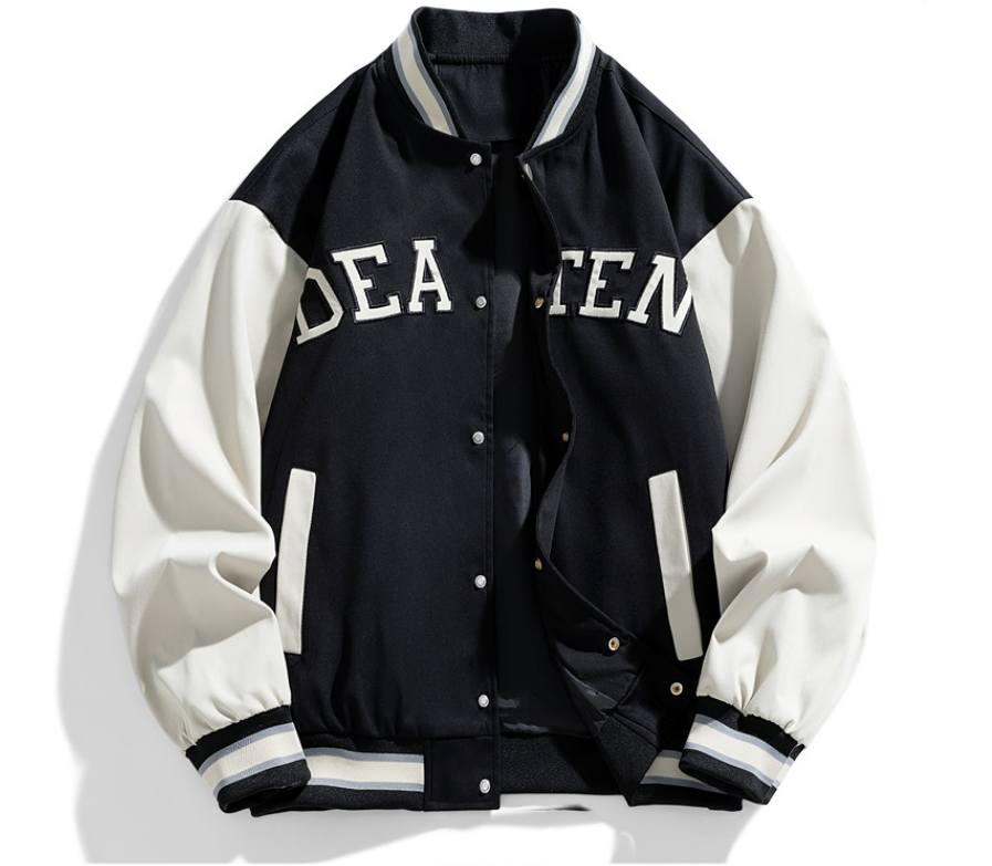 Wenceslaus | Heren honkbal varsity jas, retro stijl, casual urban streetwear, lichtgewicht bovenkleding