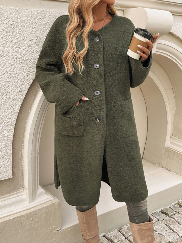 Lysindra | Lang fleecevest voor dames - Zachte winterlaag, casual bovenkleding voor de herfst