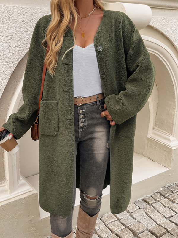 Lysindra | Lang fleecevest voor dames - Zachte winterlaag, casual bovenkleding voor de herfst