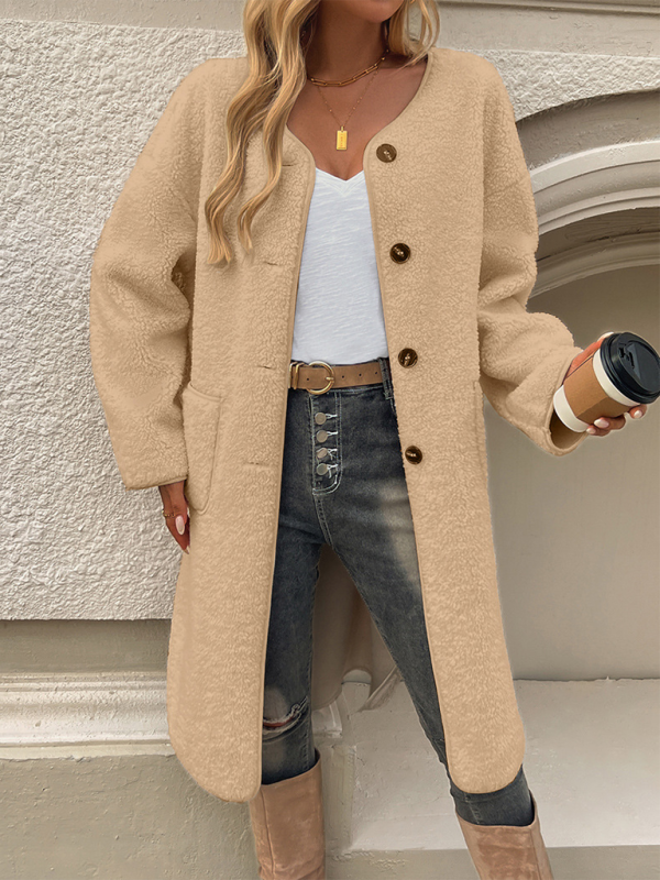 Lysindra | Lang fleecevest voor dames - Zachte winterlaag, casual bovenkleding voor de herfst
