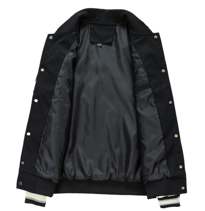 Wenceslaus | Heren honkbal varsity jas, retro stijl, casual urban streetwear, lichtgewicht bovenkleding