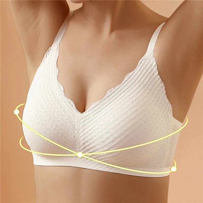 BreezBra | Draadloze kanten bh - Naadloos, Comfortabel & Ondersteunend