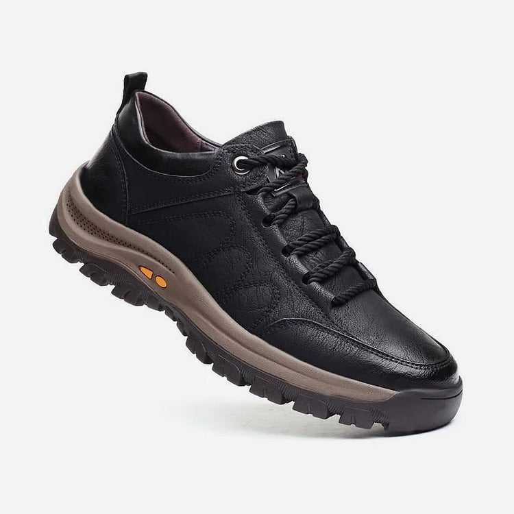 WalkBreeze | Casual ademende herenschoenen – Handgestikt, steun voor de voetboog, antislip sneakers