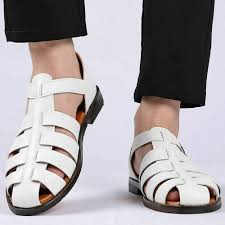 Eero | Sandalen van gevlochten leer voor heren - Ademende, stijlvolle zomersandalen