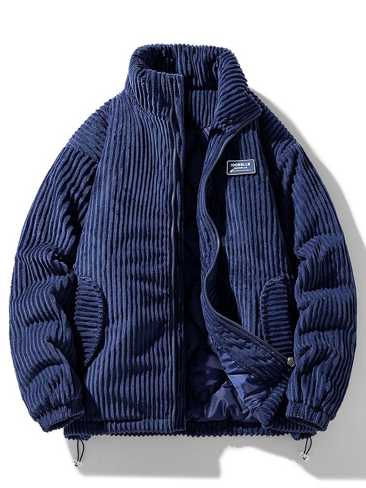 Quasim | Corduroy winterjas voor heren – Casual warme bomberjas voor herfst en winter