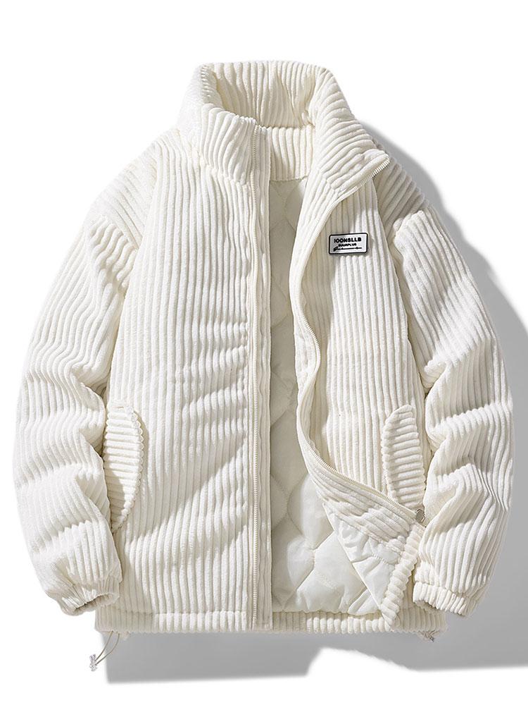 Quasim | Corduroy winterjas voor heren – Casual warme bomberjas voor herfst en winter