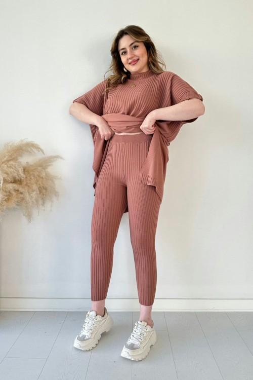 Oriya | Comfortabele gebreide loungeset voor dames - Gezellige tweedelige outfit