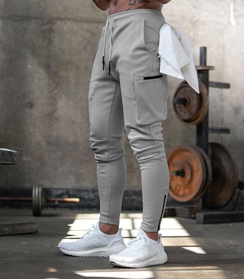 Tavian | Slim Fit joggingbroek voor heren met zakken met ritssluiting – Stijlvolle en comfortabele sportkleding
