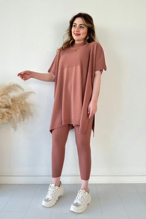 Oriya | Comfortabele gebreide loungeset voor dames - Gezellige tweedelige outfit