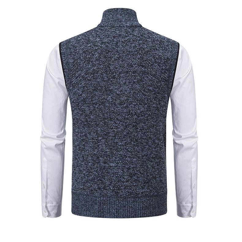 Olavo | Luxe mouwloos vest voor heren - volledige ritssluiting, slanke pasvorm, casual vest, elegant jasje
