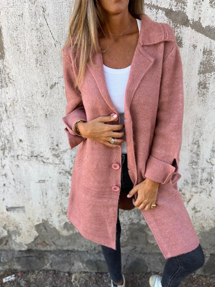 Jorynna | Casual gebreide jas voor dames – Relaxed fit, lichtgewicht, zacht, bovenkleding voor herfst en winter