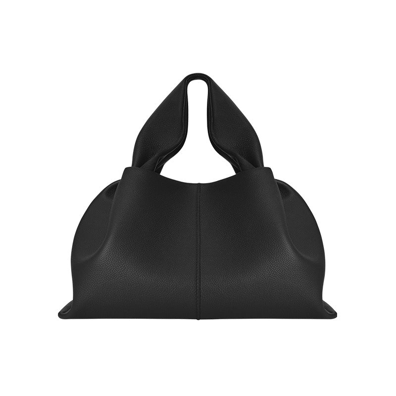 Solvia | Vintage zachte leren kleine draagtas, handtas, lichtgewicht handtas voor dagelijks gebruik