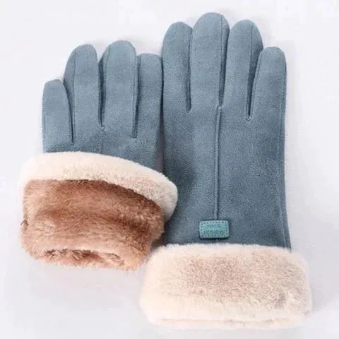 VelvetTouch | Elegante dameshandschoenen met bontvoering – warm, water- en windbestendig