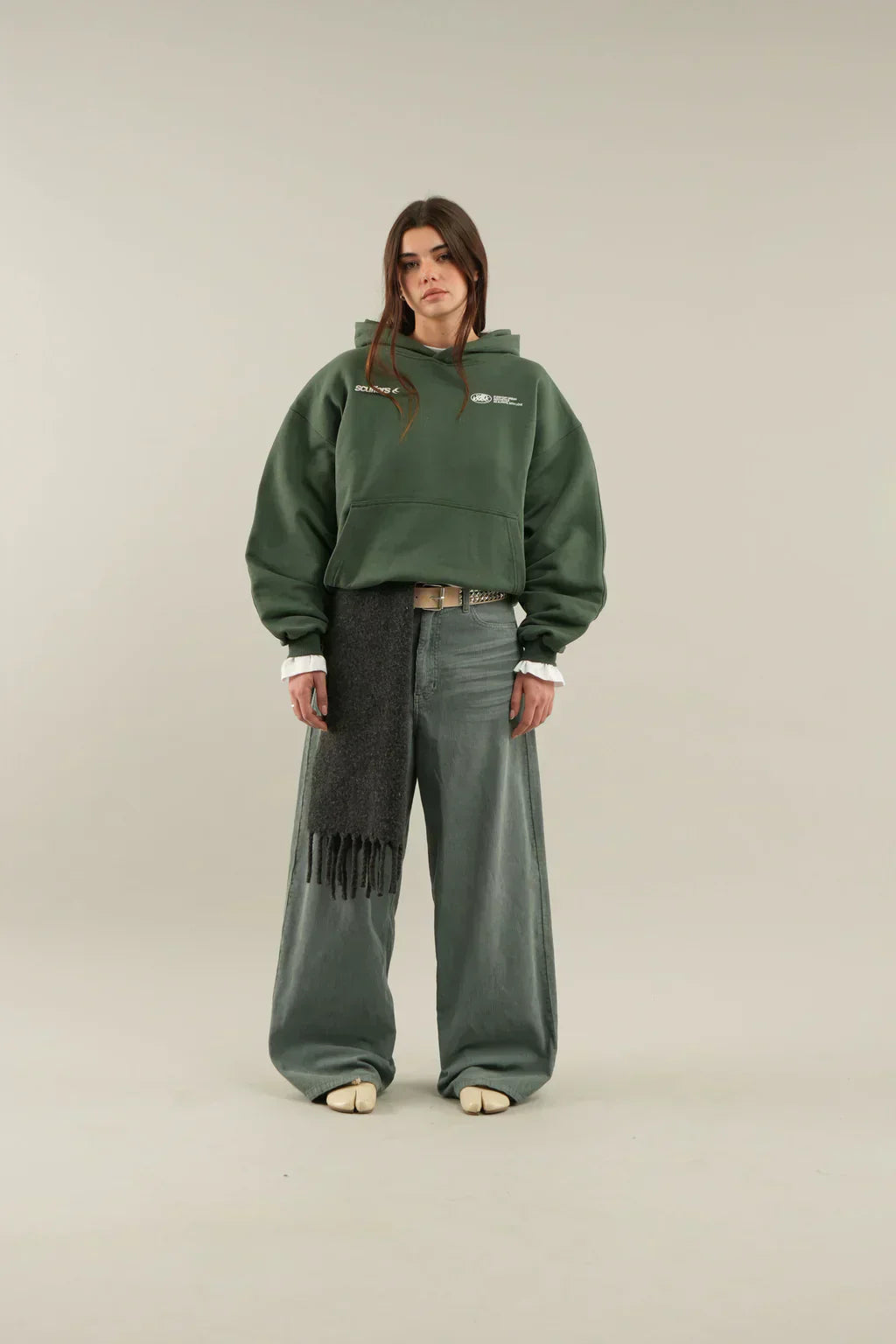 Arwenna | Hoodie met letterprint voor dames – Casual sweatshirt met relaxte pasvorm, comfortabele luxe trui