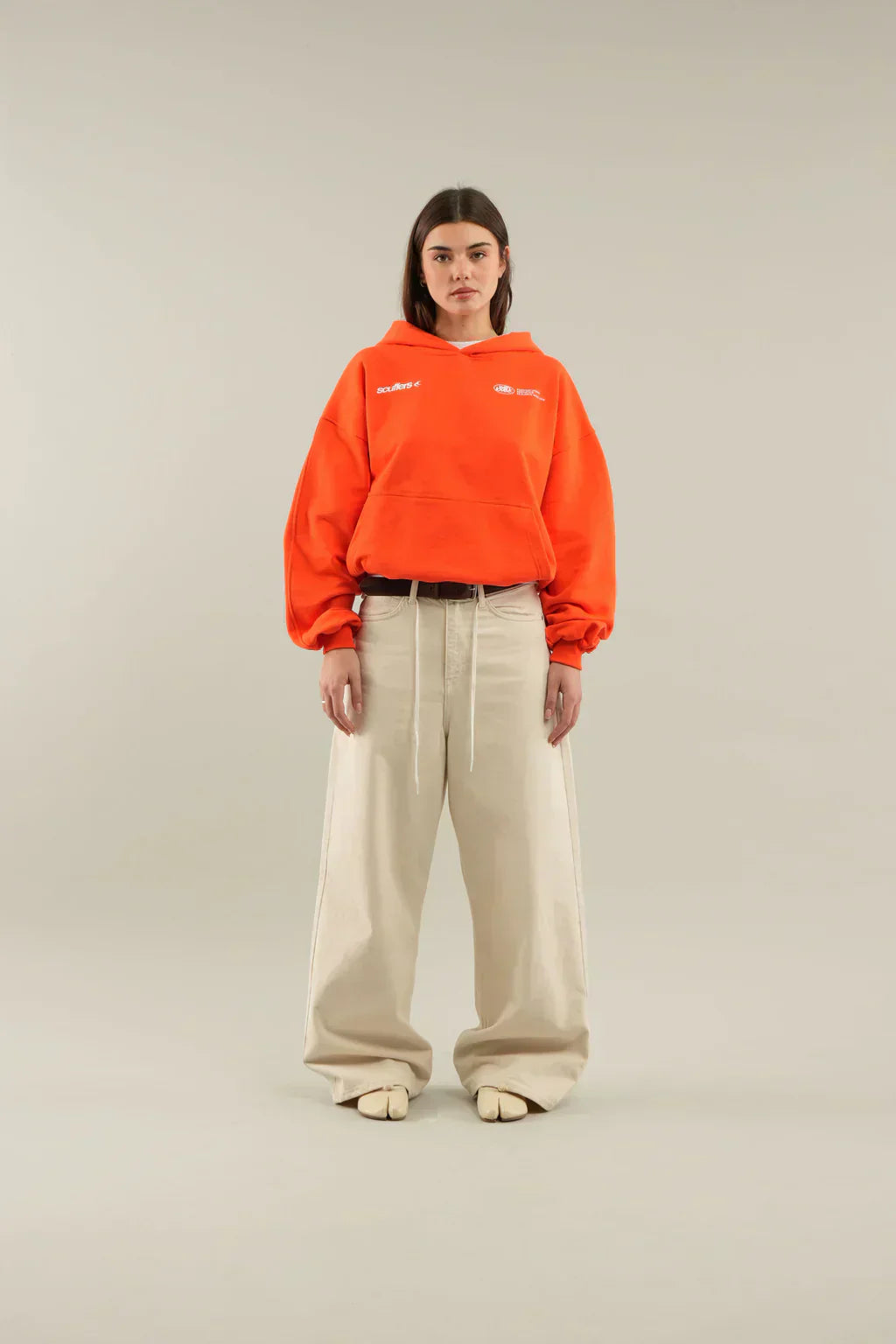 Arwenna | Hoodie met letterprint voor dames – Casual sweatshirt met relaxte pasvorm, comfortabele luxe trui