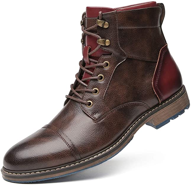 Oxhelm | Heren Premium Leren Oxford Laarzen - lace-up, Formele Dress Enkelschoenen