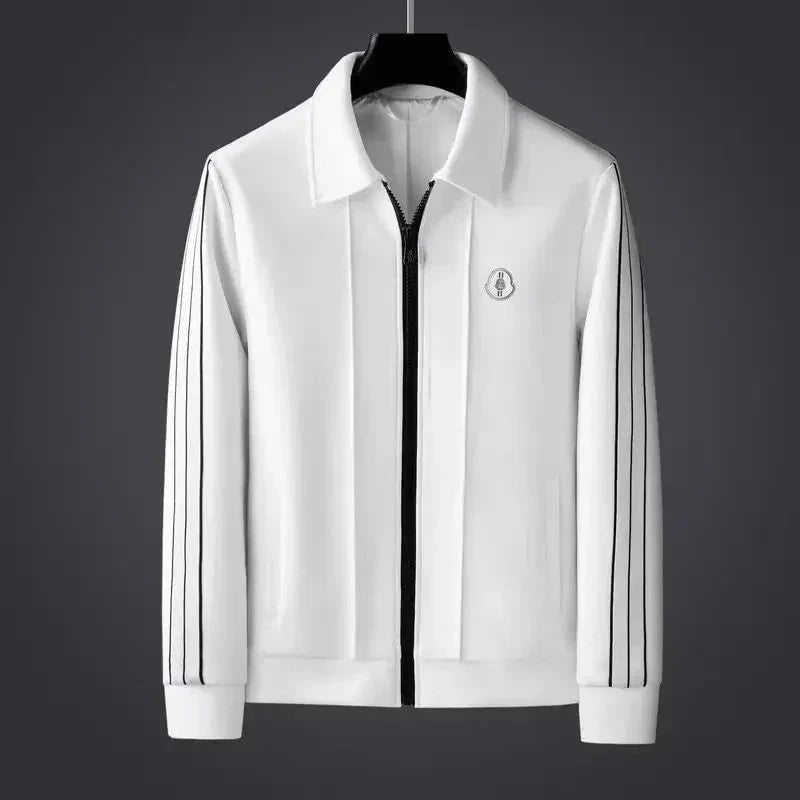 Aevran | Elegante trainingsset voor heren - Slim Fit Athletic jack & broek met rits, casual sportkleding