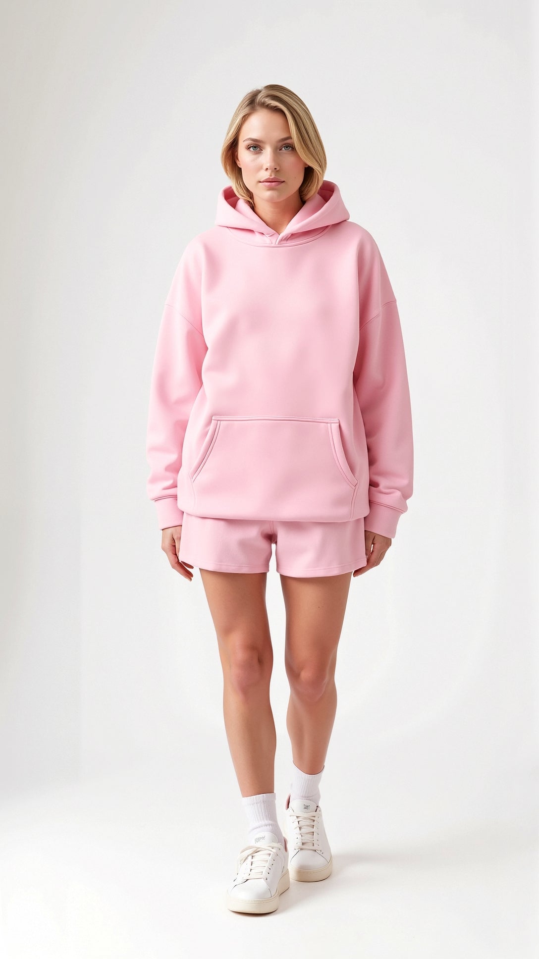Quinra | Oversized hoodie voor dames – Minimalistisch geborduurd sweatshirt, casual streetwear