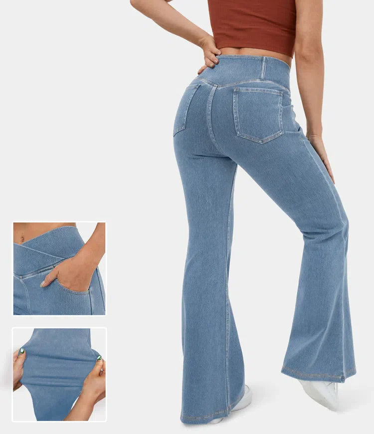 Devorah | Elegante High Waist Flare Jeans voor dames - Flatterende denim
