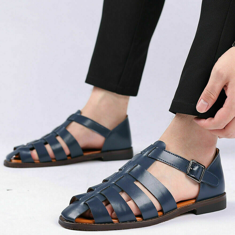 Eero | Sandalen van gevlochten leer voor heren - Ademende, stijlvolle zomersandalen