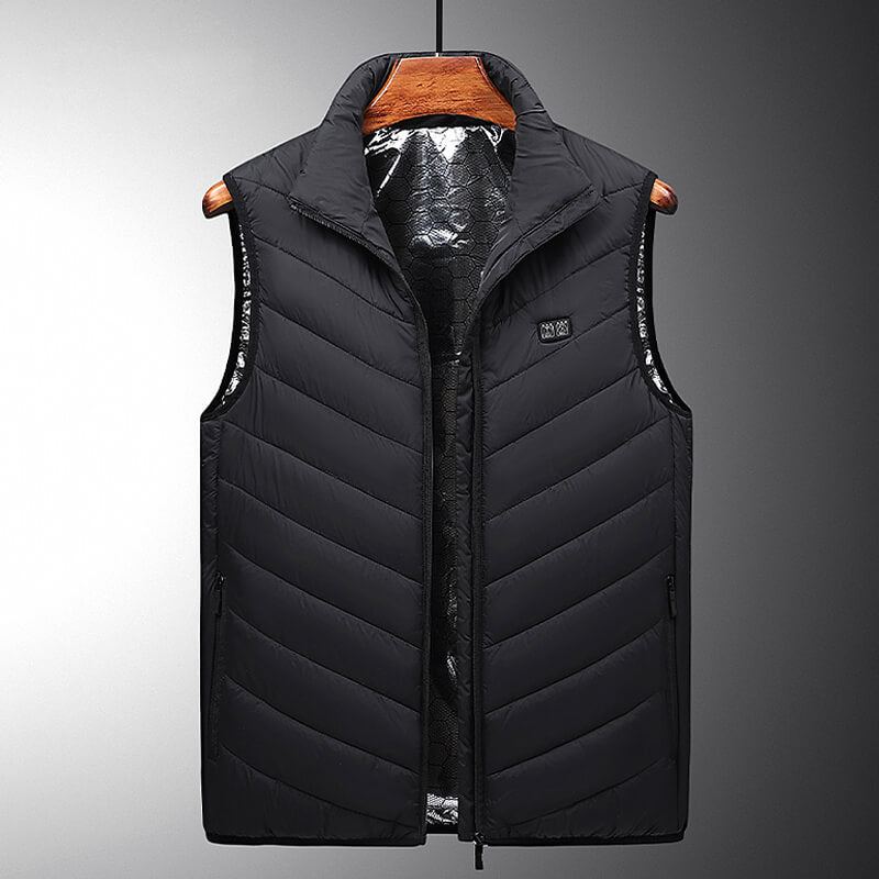 WarmTech | Graphene Verwarmd Vest - Heren mouwloze Bodywarmer, Regelbare Temperatuur, Winter Heater Jacket