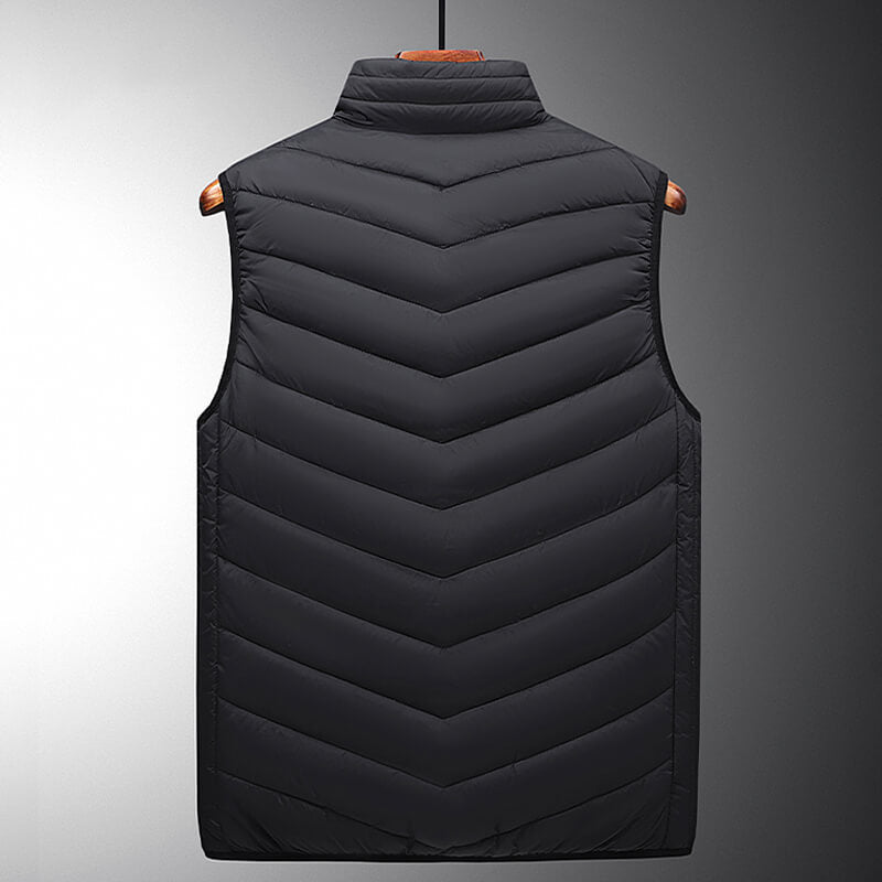 WarmTech | Graphene Verwarmd Vest - Heren mouwloze Bodywarmer, Regelbare Temperatuur, Winter Heater Jacket