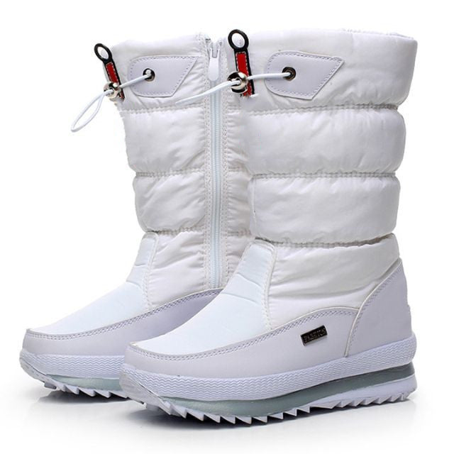 Faleria | Dames snowboots van imitatiebont – Waterdichte, comfortabele antislip winterschoenen