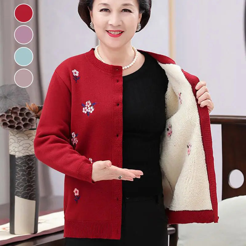 Lirielle | Dikke warme wintercardigan voor dames – Comfortabele gebreide trui met lange mouwen