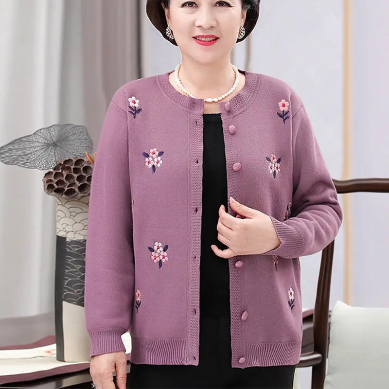 Lirielle | Dikke warme wintercardigan voor dames – Comfortabele gebreide trui met lange mouwen