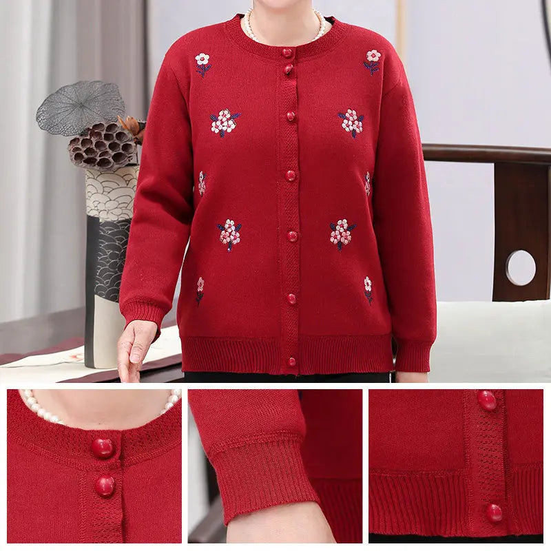 Lirielle | Dikke warme wintercardigan voor dames – Comfortabele gebreide trui met lange mouwen