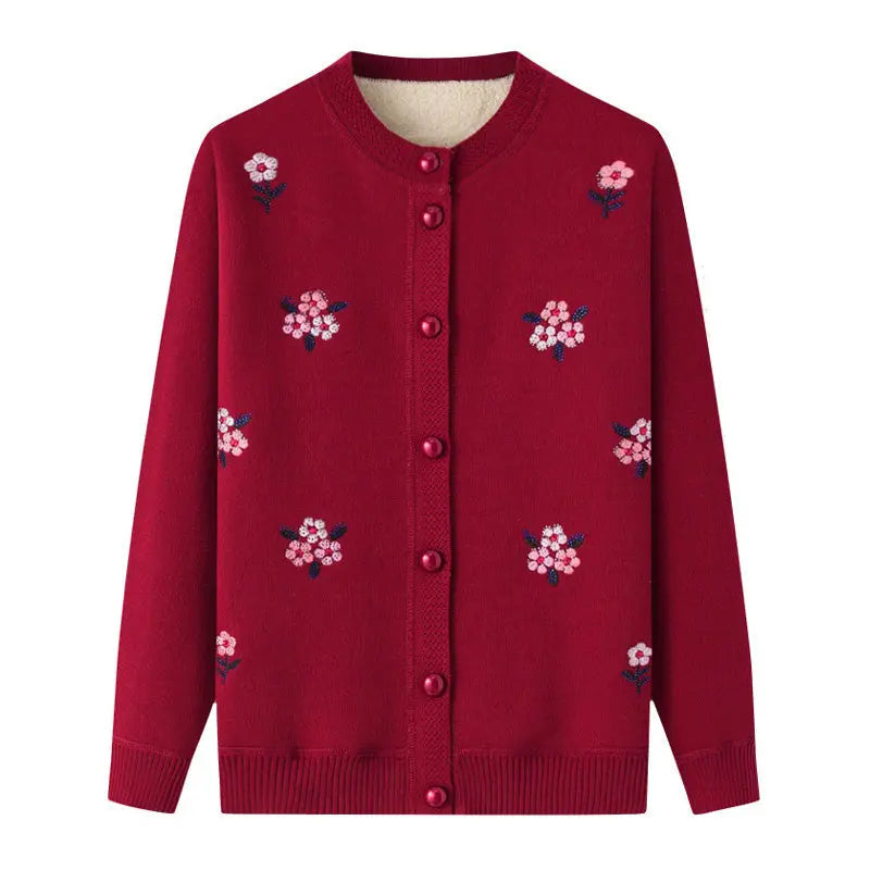 Lirielle | Dikke warme wintercardigan voor dames – Comfortabele gebreide trui met lange mouwen