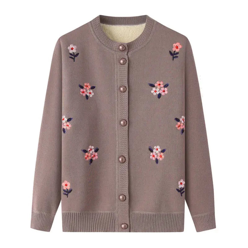 Lirielle | Dikke warme wintercardigan voor dames – Comfortabele gebreide trui met lange mouwen