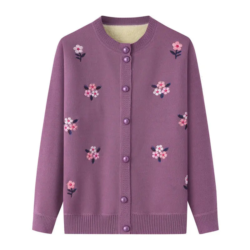 Lirielle | Dikke warme wintercardigan voor dames – Comfortabele gebreide trui met lange mouwen