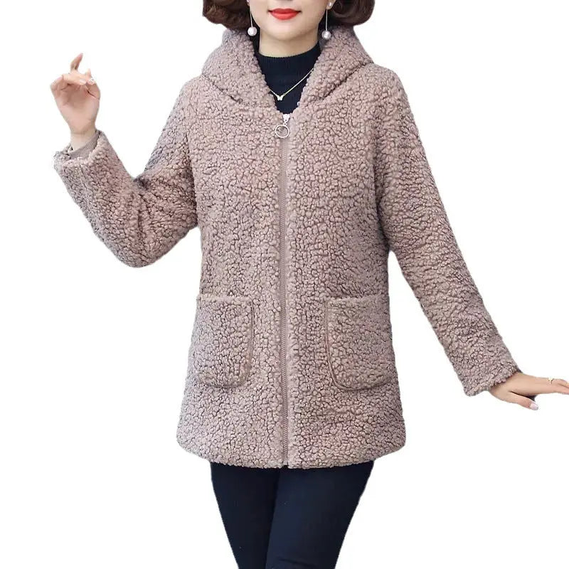 Ranya | Dameswinterjas met capuchon en voering – dikke warme jas voor koud weer