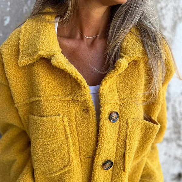 Lova | Dameswollen jas met revers, lichtgewicht herfstjas, Casual Kantoor- & Streetstyle Blazer
