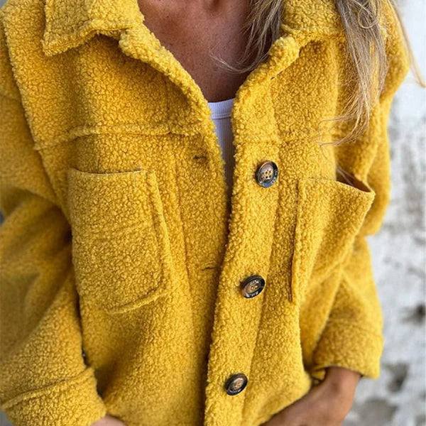 Lova | Dameswollen jas met revers, lichtgewicht herfstjas, Casual Kantoor- & Streetstyle Blazer