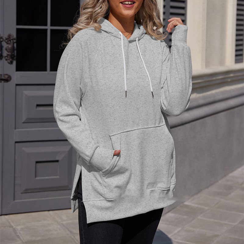 Nanda | Losvallende casual hoodie voor dames met zak aan de voorkant