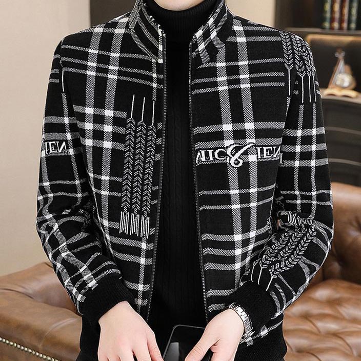 Roderic | Gewatteerd tweedjasje voor heren – Dik, warm casual winterjasje