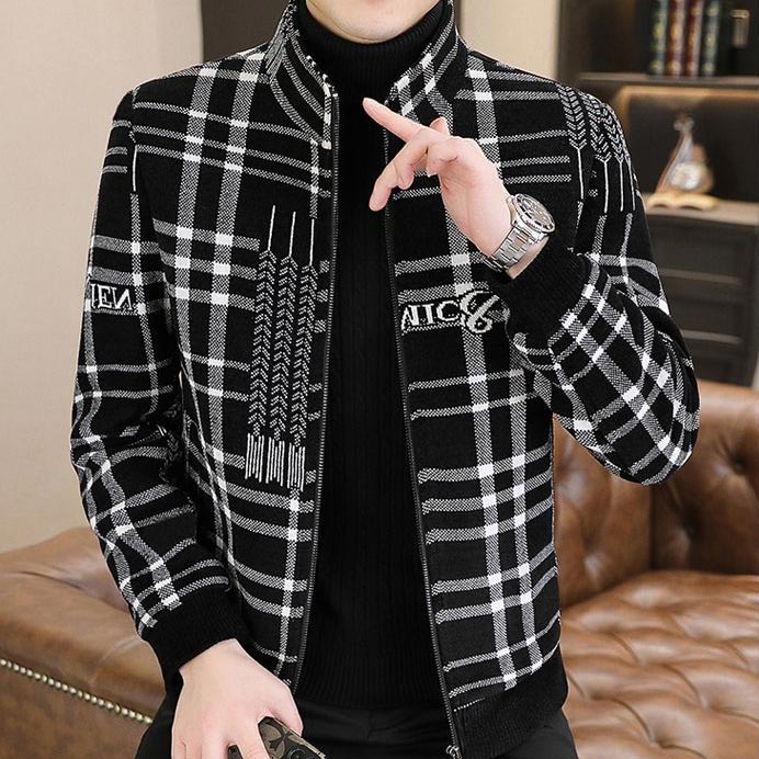 Roderic | Gewatteerd tweedjasje voor heren – Dik, warm casual winterjasje